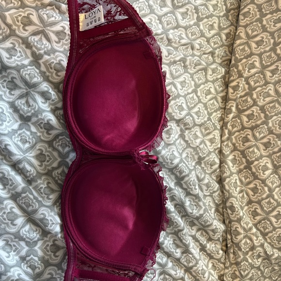 Strapless Push-up Bra- Purple - Picture 2 of 3